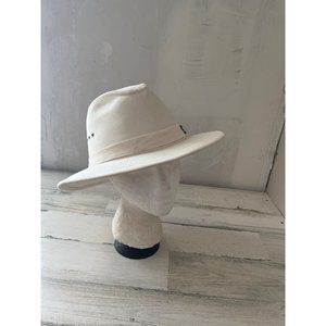 Panama Jack cream fedora style hat with band XL